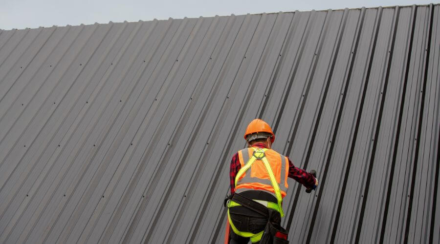 Professional metal roof installation services in Persia, IA